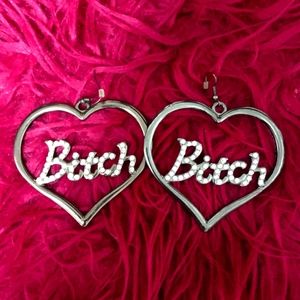 B**** earrings